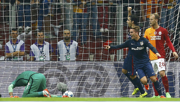 Galatasaray 0 - 2 Atletico Madrid