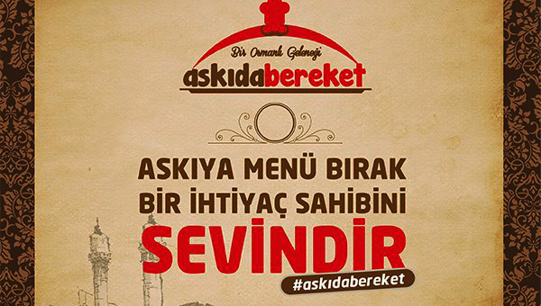 Bereket Döner, 'askıda Bereket' projesiyle yoksulların yanında