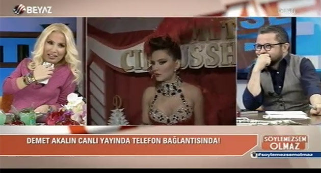 Konser ncesi Demet Akaln' alatan olay