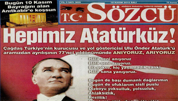 Szc, Atatrk'e yalvard