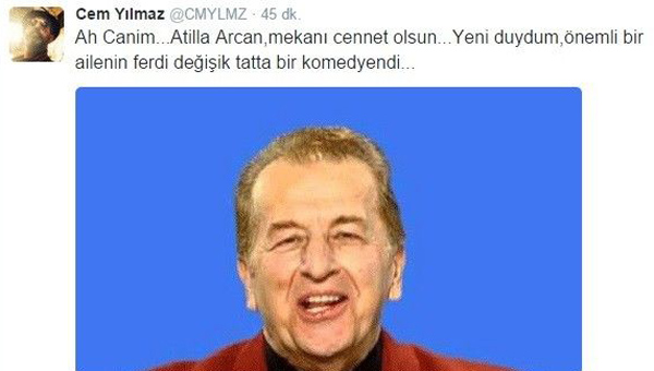 Atilla Arcan hayatn kaybetti