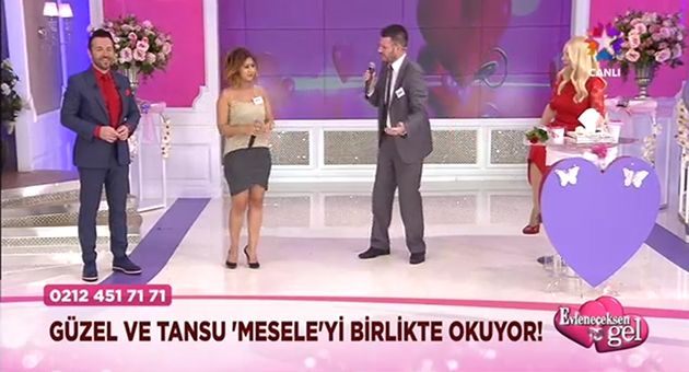 Damat aday canl yaynda rezil oldu!