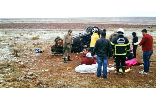 anlurfa'da trafik kazas: 3 l, 5 yaral
