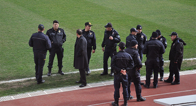 Amedspor manda geni polis gvenlii!