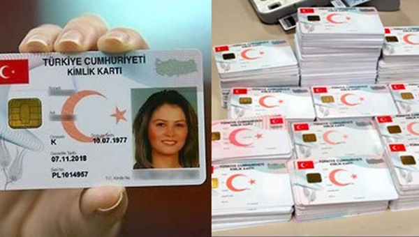 Yeni kimlik kartlarnn datm balad