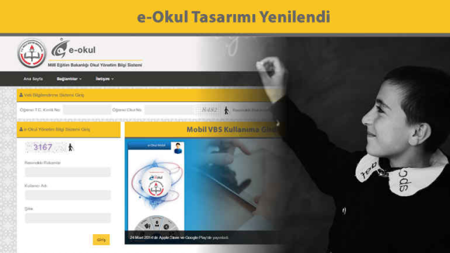 E-Okul Veli Bilgilendirme Sistemi girii ve  Eokul karne notlar renme