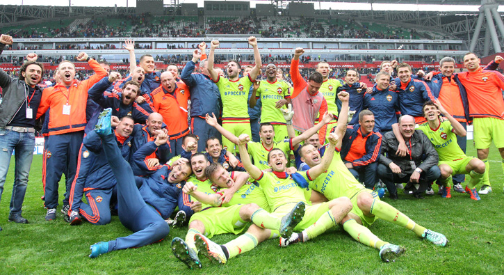 Rusya'da ampiyon CSKA Moskova  