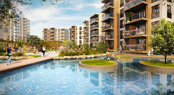 Sur Yapdan lavanta baheleri ile evrili, modern ve ehirli bir proje; Lavender