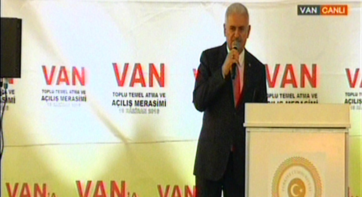Babakan Yldrm: Van ukur siyasetine izin vermedi