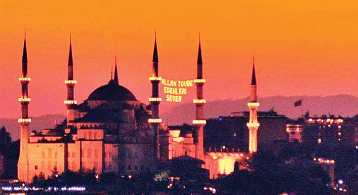 Bir Osmanl� gelene�i; Mahyalar