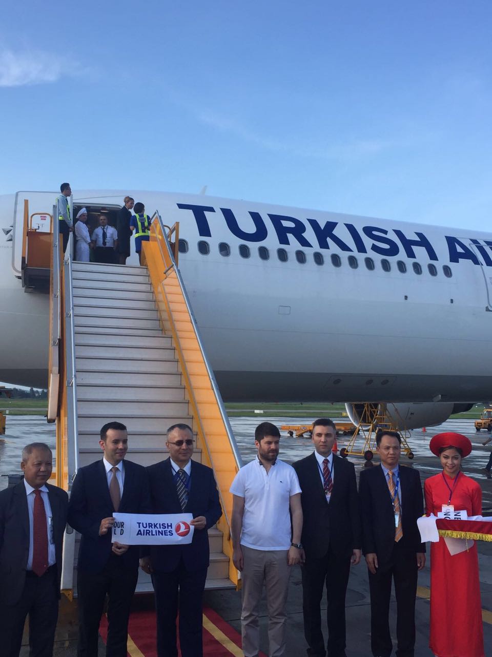 Trk Hava Yollarnn 116 lkedeki 290. uu noktas; Hanoi (Vietnam)