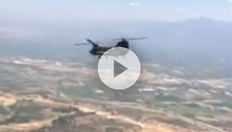 'U�an kale' ba�kente b�yle u�tu!