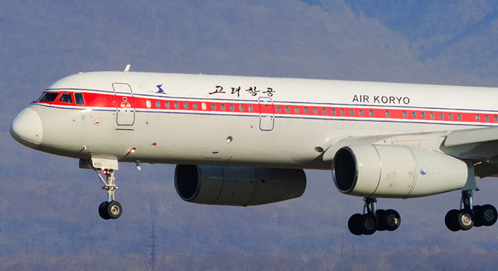 Air Koryo u�a��nda yang�n pani�i