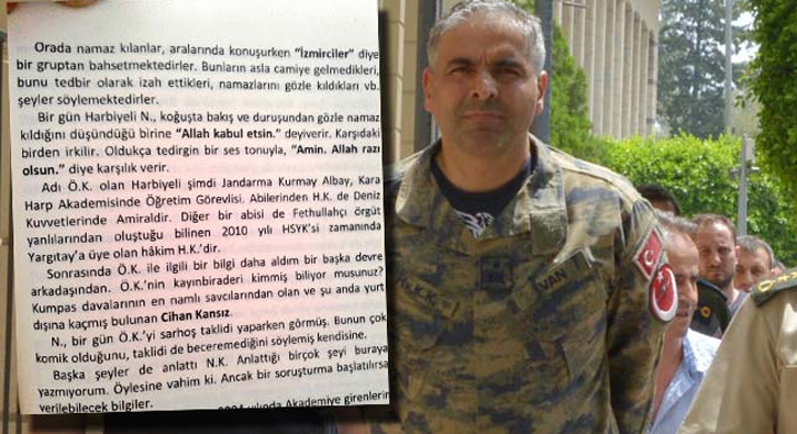 Darbecileri kitabnda isim isim yazan komutan konutu