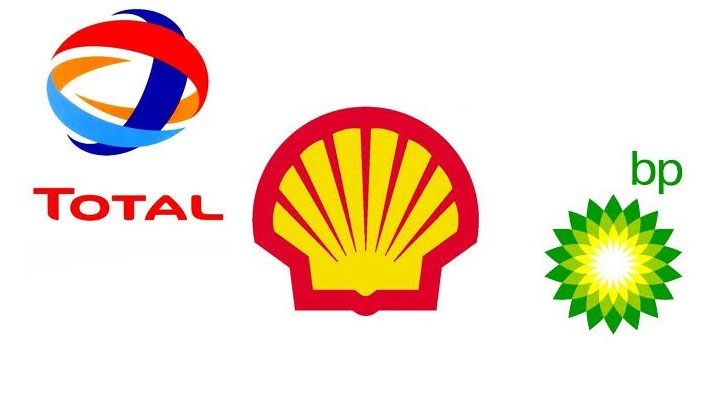 Geen yla gre Shell, BP ve Total'in kar dt