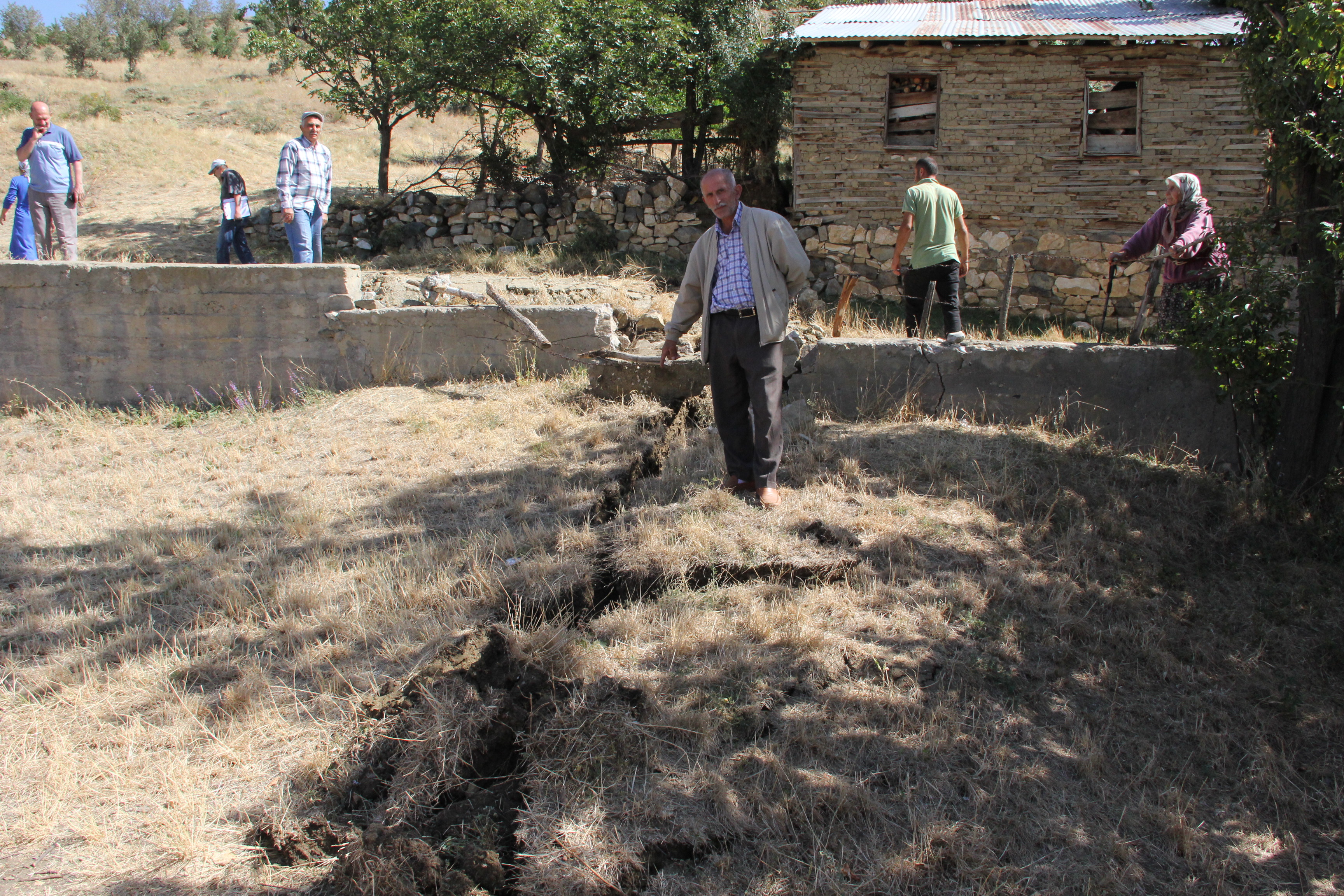 Erzincan'da heyelan meydana geldi