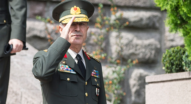 Genelkurmay Ba�kan� Orgeneral Akar: Milletimiz �erefli askeri ve hainleri daima ay�rt etmi�tir