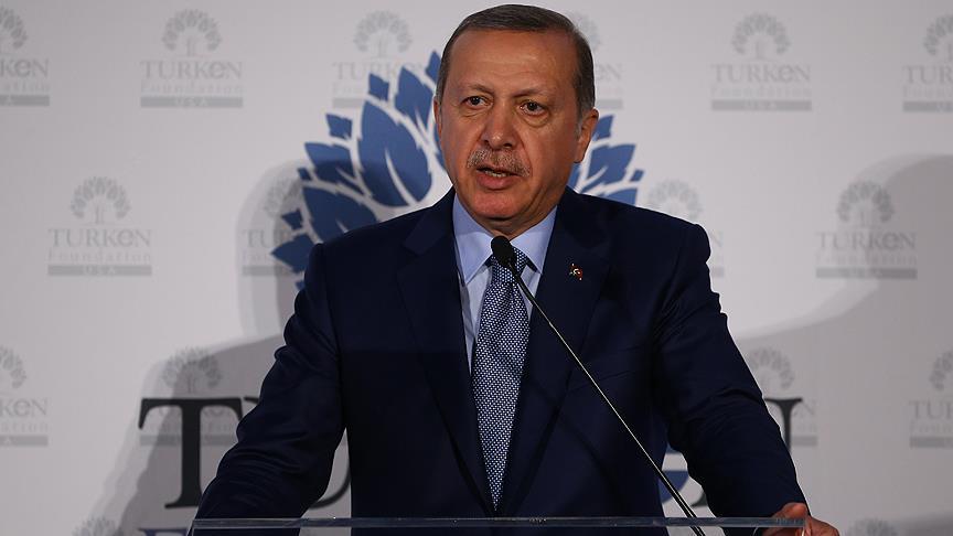 Cumhurbakan Erdoan'dan ABD'ye 'PYD' tepkisi