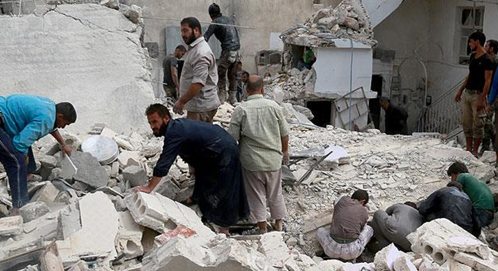 Rus jeti Halep'te sivilleri vakum bombasyla vurdu