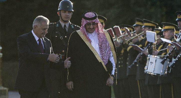 Suudi Arabistan Veliaht Prensi Ankara'da