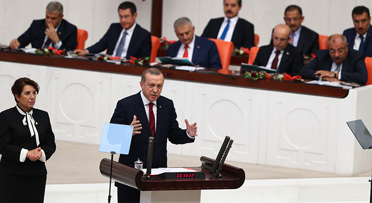 Cumhurbakan Erdoan'dan ABD ve AB'ye tepki