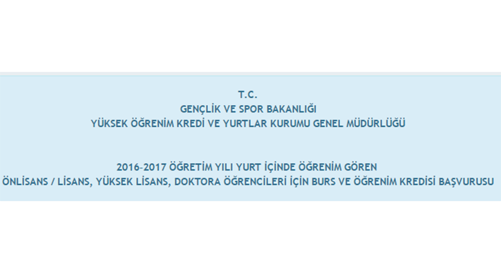 KYK burs bavurusu balad! - te bavuru artlar