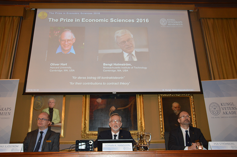 Nobel Ekonomi �d�l� Hart ve Holmstr�m'e