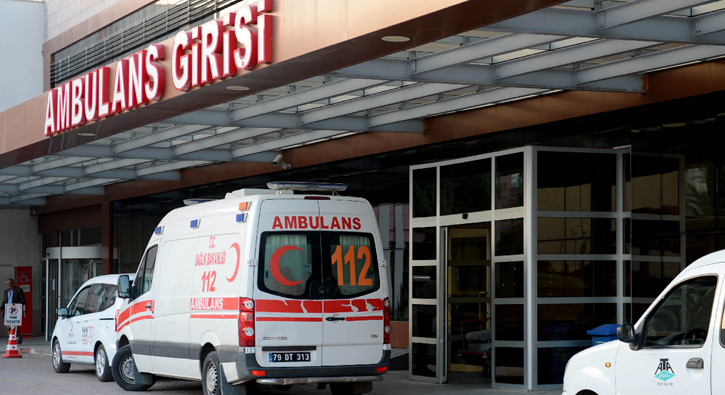 Yaral� 10 �SO mensubu Kilis'te tedavi alt�na al�nd�      