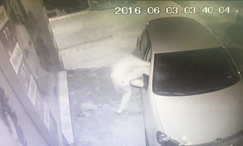 50 saniyede ara�tan h�rs�zl�k kamerada