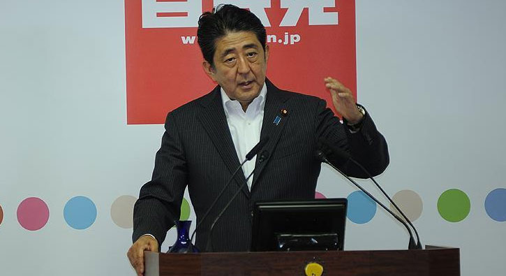 Japonya Babakan Abe tartmal tapnaa adak adad