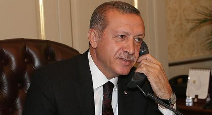 Cumhurbakan Erdoan'dan Aliyev'e tebrik telefonu