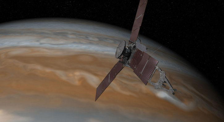 Jpiter'in yrngesindeki Juno tekrar arzaland