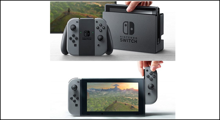 Nintendo yeni oyun konsolu Switch'i tantt