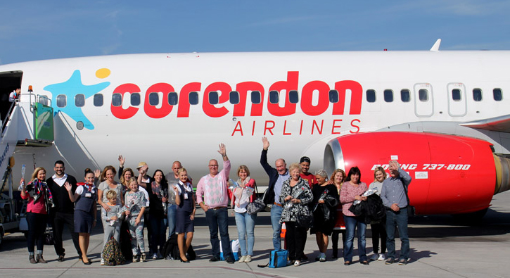 Corendon Airlines'tan 100 bininci uu