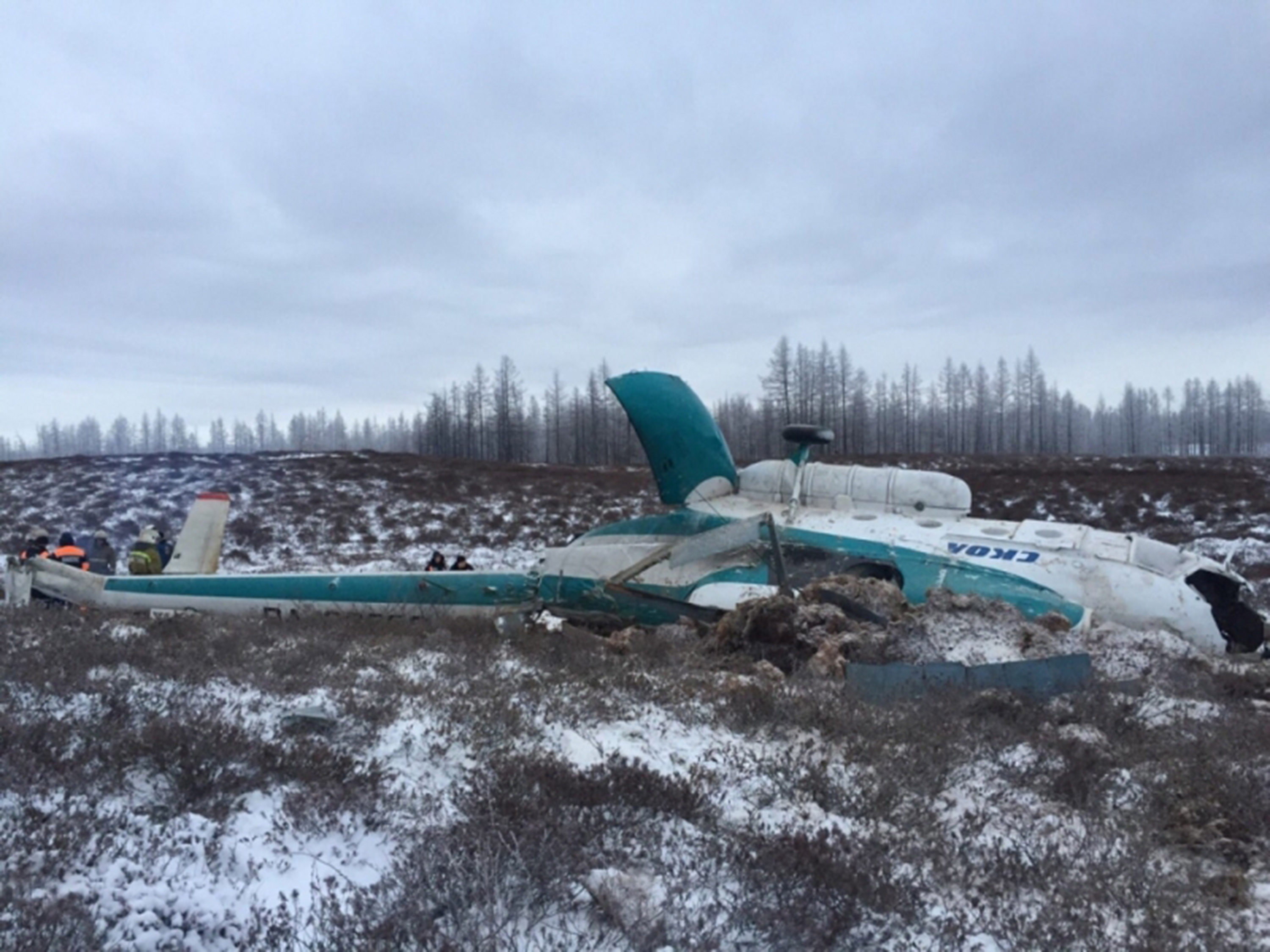 Sibirya'da helikopter kazas: 19 l