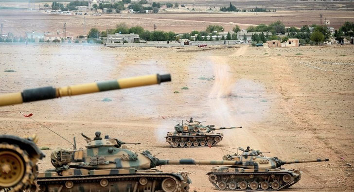 Trk tanklarnn Hatay'dan Suriye'ye girdii iddiasna yant