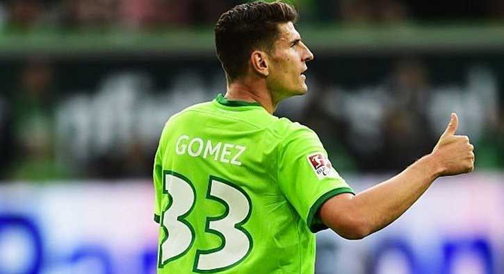 Mario Gomez'in siftah Wolfsburg'u kurtaramad!