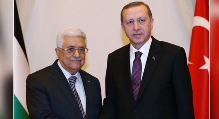Cumhurbakan Erdoan, Filistin Devlet Bakan Abbas ile grecek
