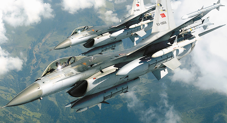 HA tespit etti, F-16 vurdu: 4 PKK'l terrist ld