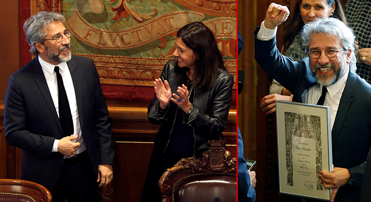 Aranan D�ndar'a Paris'ten fahri hem�ehrilik