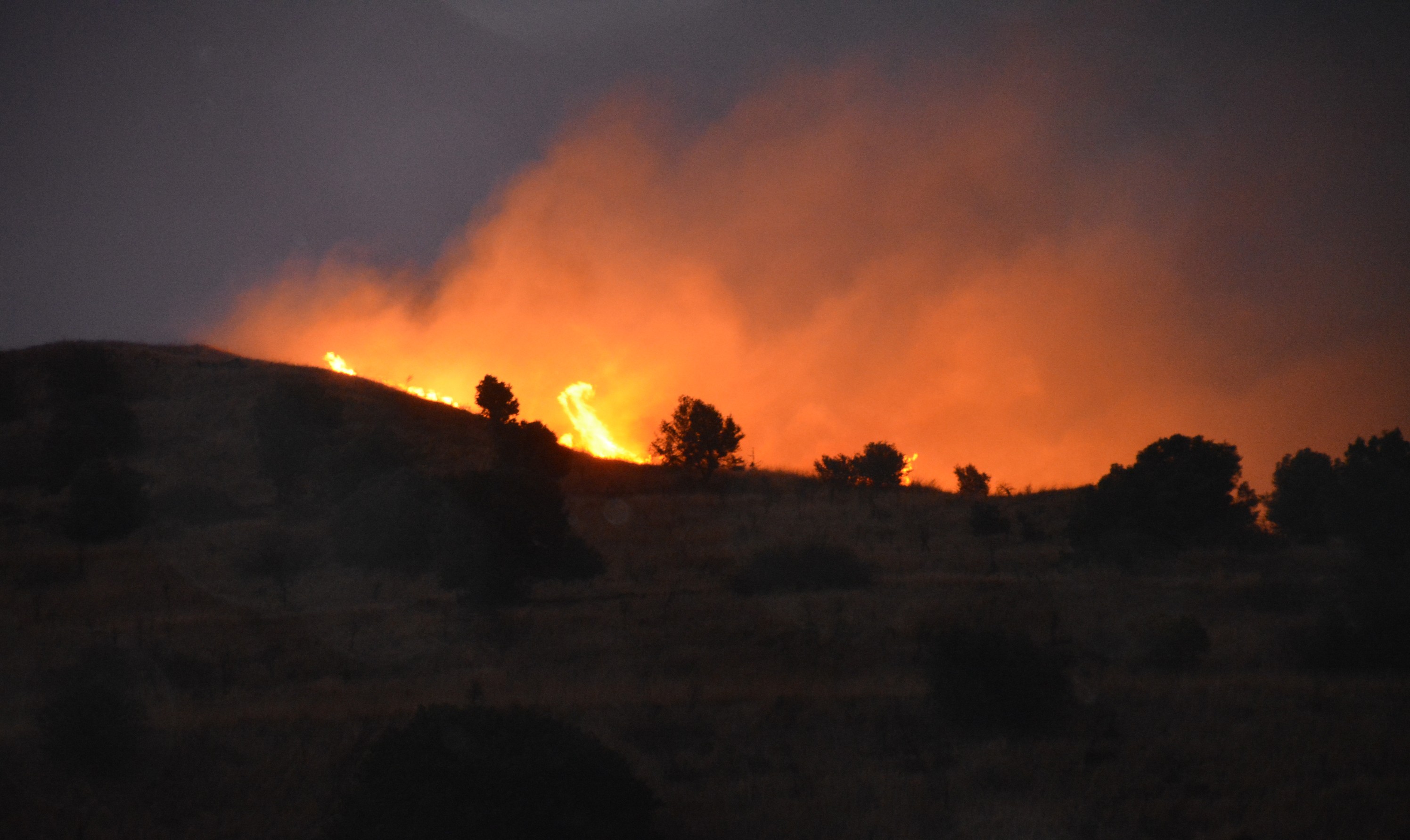 �zmir'de d��en y�ld�r�mlar yang�n ��kard�