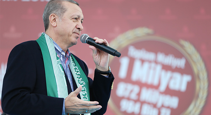 Cumhurba�kan� Erdo�an: Haddinizi bilin haddinizi