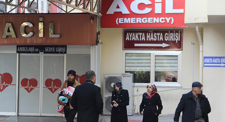 El-Bab'daki saldrlarda yaralanan 9 kii Gaziantep'e getirildi