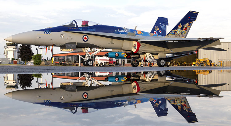 Kanada'da CF-18 Hornet dt