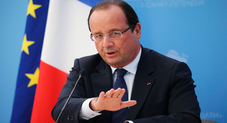 Fransa Cumhurbakan Hollande aday olmayacak