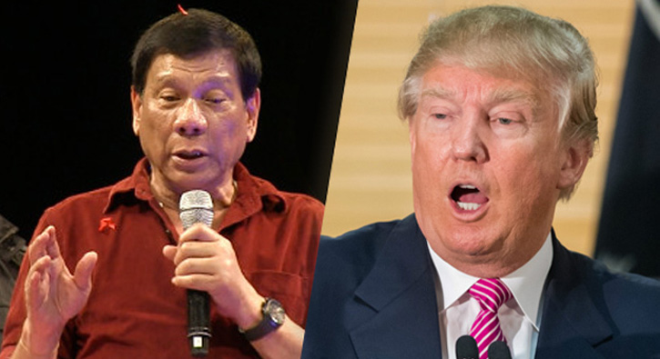 Trump ile Duterte telefonda Beyaz Saraya davet etti