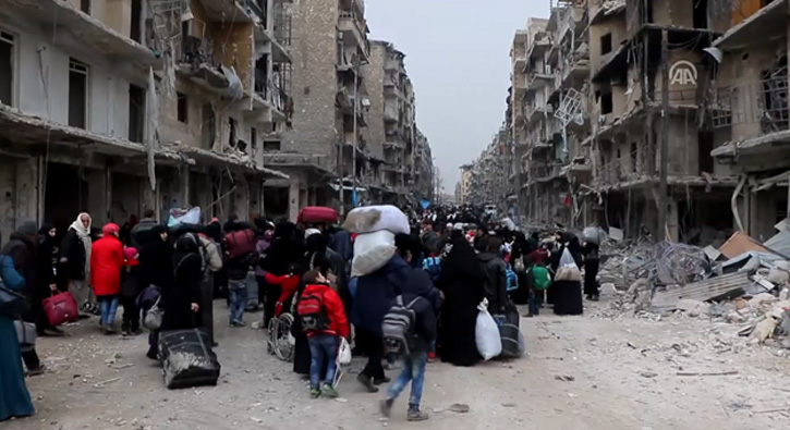 'Bu gece Halep iin iki rekat namaz kln'
