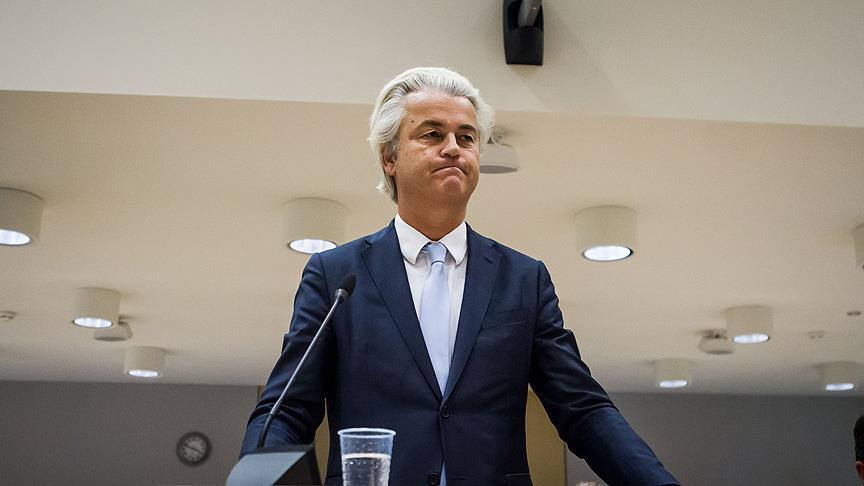 Irk lider Wilders, nefret syleminden sulu bulundu