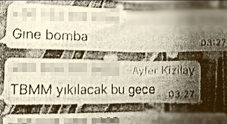 15 Temmuz gecesiyle ilgili skandal WhatsApp yazmalar ortaya kt