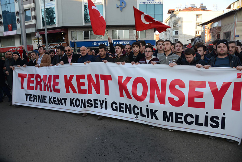 Terme'de ter�re tepki y�r�y���